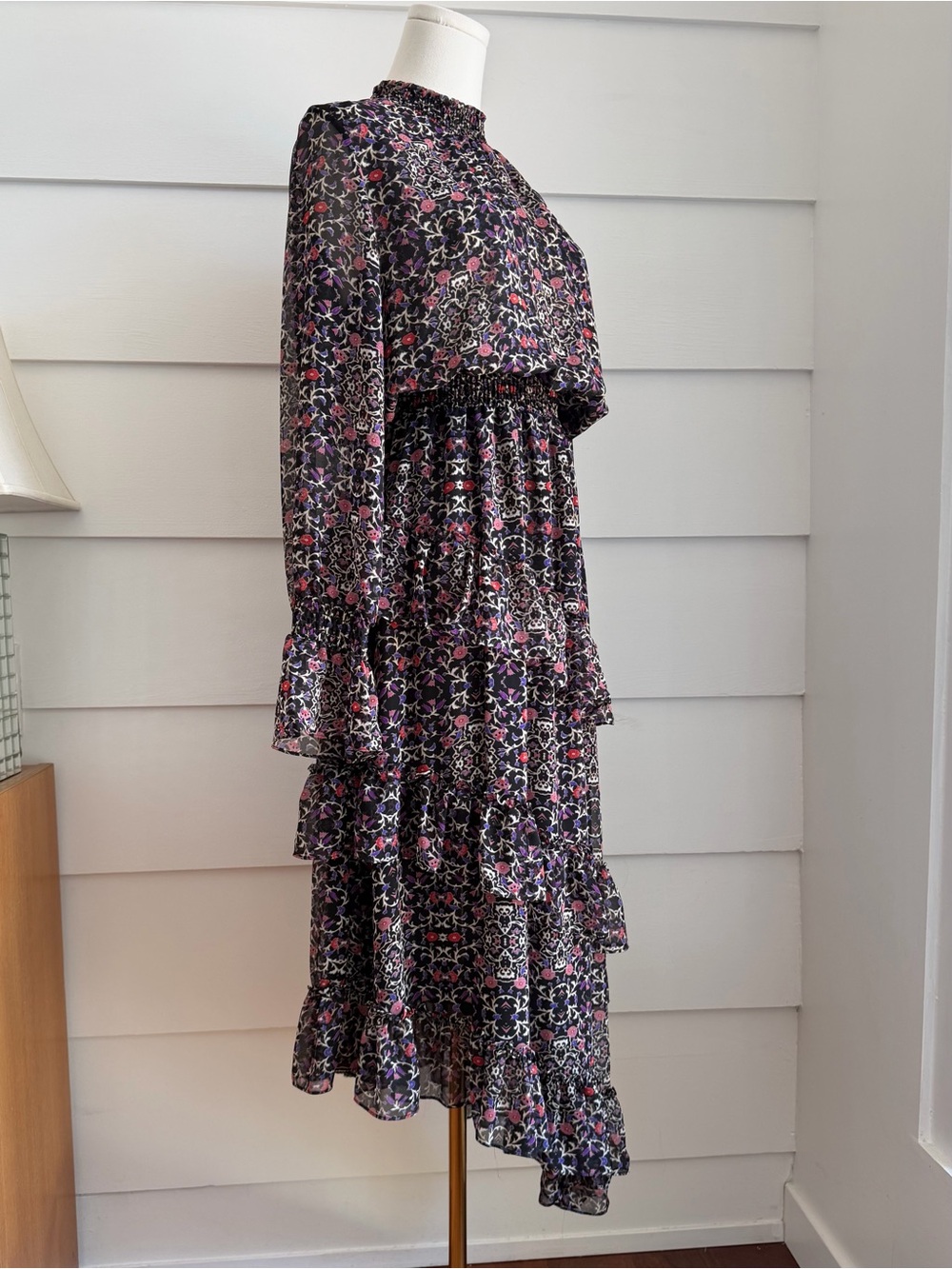 MISA Los Angeles Rania Ruffle Midi Dress - Picture 3 of 9